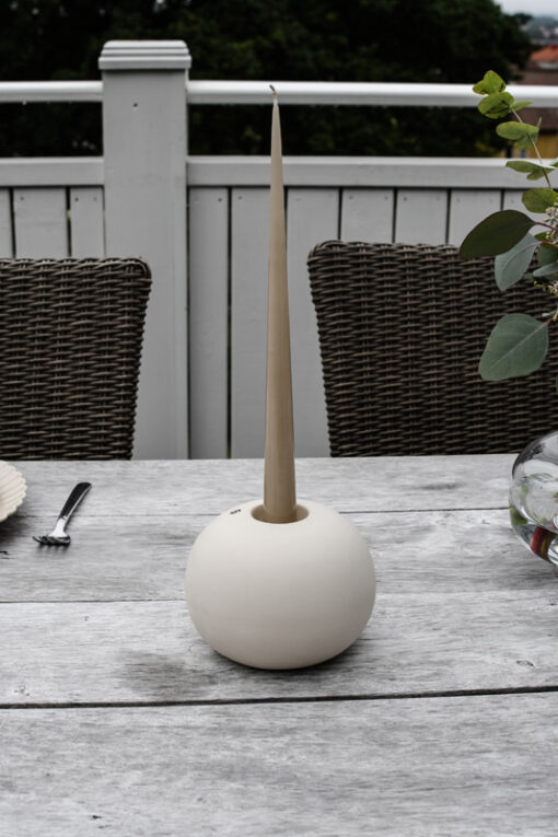 SveaPynt - StoreFactory Bosebo Beige candle holder